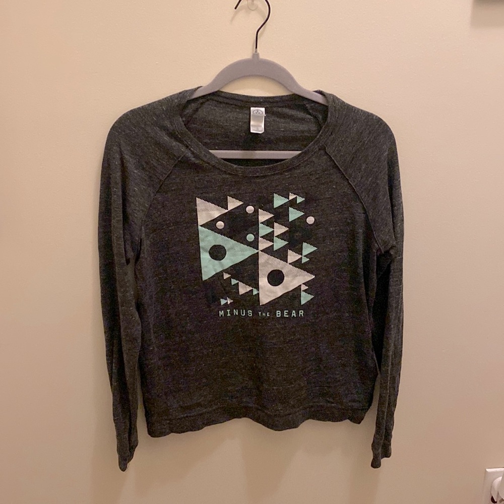 Minus the Bear - Small - Long sleeve jersey sweater tee